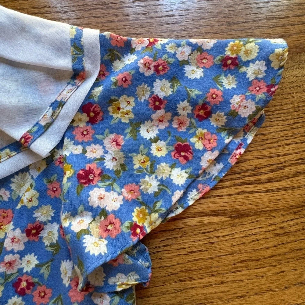 Vintage Ruth of Carolina floral girls dress- size 7